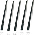 5 Sets Retsun Garage Door Brush Seal, 1 1/2" x 39.37" Brush Door Sweep by HOME