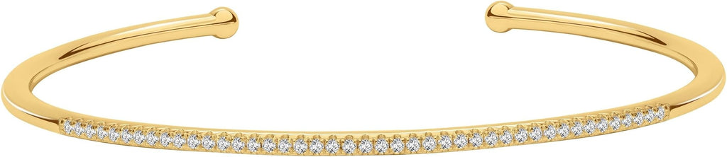 EcoGems Lab Grown Gemstone & Moissanite Bracelets – 14K White or Yellow Gold Plated Sterling Silver – Featuring Lab Grown Diamonds, Emeralds, Paraiba, Sapphire & Pearls – Sustainable Luxury Gift with Gift Box