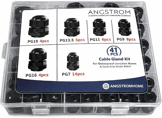 ANGSTROM 41pcs PG Cable Gland Kit - Image 2