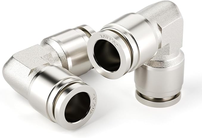 TAILONZ 304 Stainless Steel Elbow 3/8" 1pcs | 90° Push-to-Connect Elbow Fitting by TAILONZPNEUMATIC