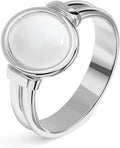 YeGieonr Gold Rings for Women Trendy Non Tarnish Chunky Gold Plated Ring, Waterproof Stainless Steel Gold Jewelry Gift