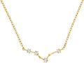 PAVOI 14K Gold Plated Astrology Constellation Horoscope Zodiac Necklace 16-18"