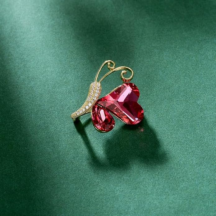 Animal Brooch for Women Girls Rhinestone Animal Brooch Lapel Pin Jewelry Gift for Mom Wife