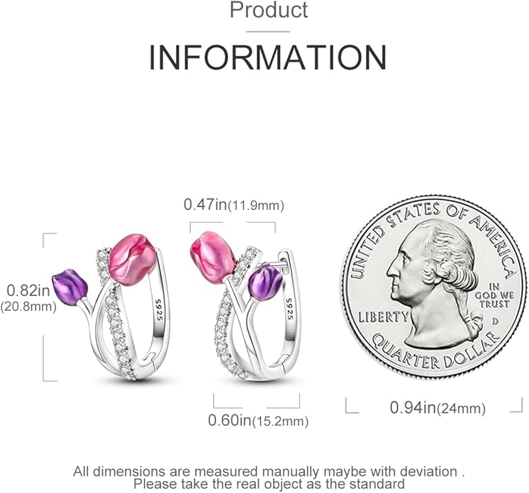 Parmuz 925 Sterling Silver Huggie Hoop Earrings Butterfly Posts Thick Chunky Hoops for Women Small Tiny cuff Cubic Zirconia Snake Heart Earring