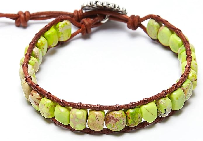 ZOSOJONA 7 Chakra Bracelet Bohemian Handmade Leather Wrap Healing Protection Natural Stone Yoga Beaded Bracelets Boho Friendship Jewelry