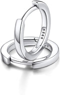 FaithHeart Sterling Silver Hoop Earrings for Women, Hypoallergenic Huggie Hoop Earrings Lightweight Small Cartilage Earrings Hoop Earring Dainty Everyday Earrings 6/8/10/12/14/15/16/18/20mm