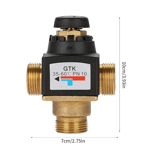 Radiant Mixing Valve, Low Temperature Mixing Valve, 3 Way Dn20 Male Thread - Image 2