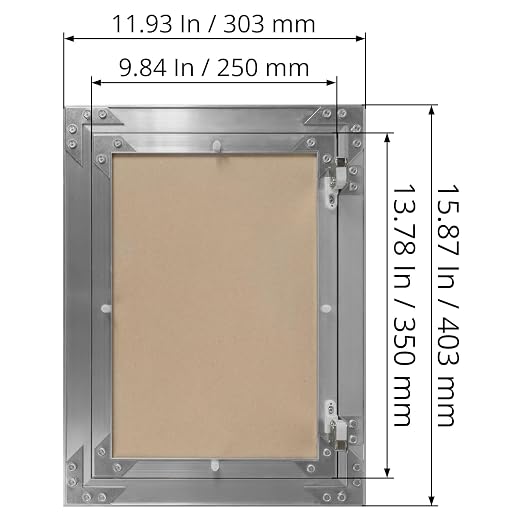 10" x 14" Waterproof Drywall Access Panel, Tileable and Paintable Ceiling and - Image 5