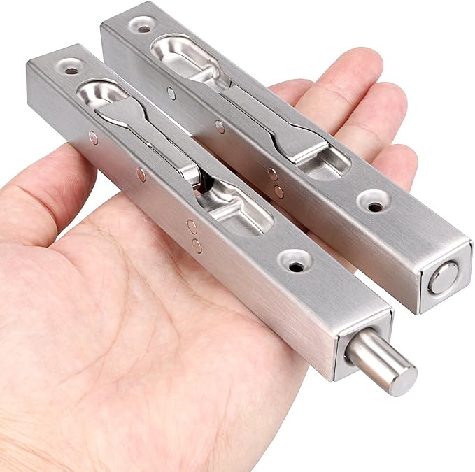 Sumnacon 2 Pcs Door Flush Bolts - Image 4