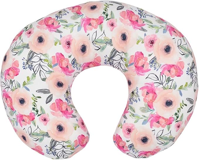 Boyoung Stretchy Nursing Pillow Covers Ultra Soft Slipcovers for Breastfeeding for Baby Girls Boys, Feeding Pillow Cover Fits Standard Infant Support Pillows Positioners Nursing Pillow Case