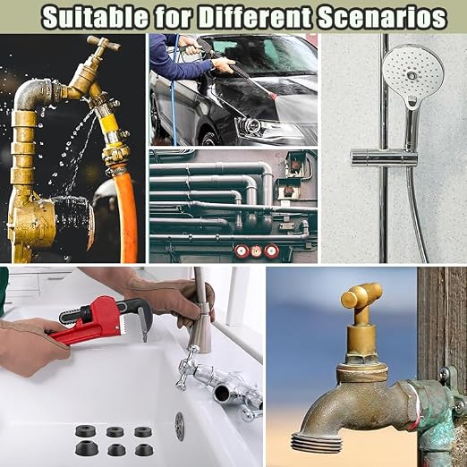 58PCS Outdoor Faucet Repair kit Water Hose Gasket Rings Faucet Washer Kit - Image 6