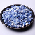 Polished Blue Aventurine Crystal Chips 200 Pcs - 0.3" 10 oz Tumbled Stone Chips Crushed Sea Glass Stones Healing Reiki Crystal Making Home Decoration