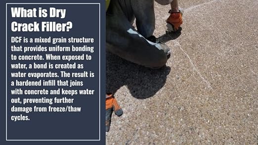 Concrete Crack Filler - 2 LB for Filling in Concrete Cracks on driveways - Image 9
