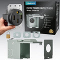 50 Amp EV Charging Receptacle/Nema 14-50 EV Outlet by YOMIUWO