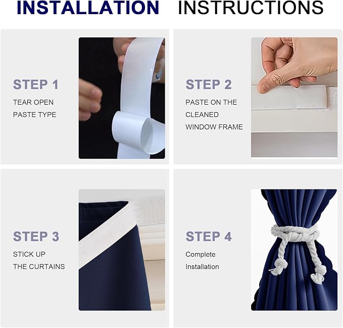 Self Sdhesive Curtains for Windows - Image 2