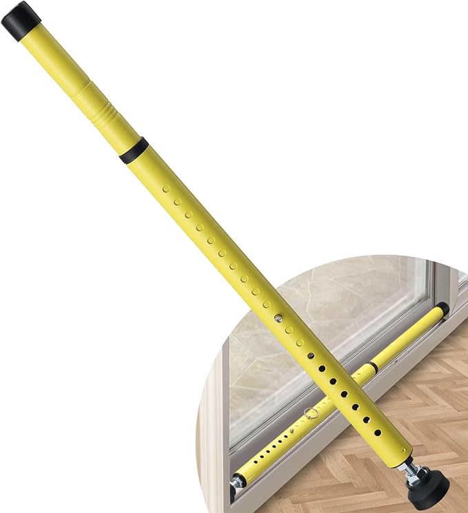 Sliding Door Security Bar, 17.7-50.5inch Heavy Duty Adjustable Sliding Patio by diig