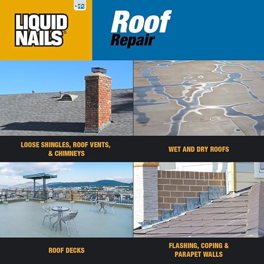 Liquid Nails Roof Repair, 10.3 oz | Waterproof All-Weather Leak & Crack Sealant - Image 8