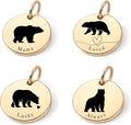 SM Design Mama Animal Charm Set – Set of 4 Stainless Steel Charms – Motherhood & Family Keepsake Jewelry Charmss