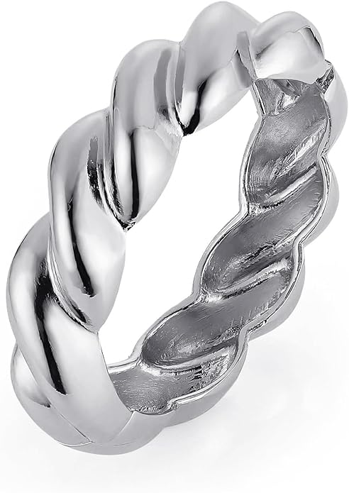 HZMAN 18K Gold Plated Wide Cuff Bracelet for Women - Premium Alloy Shiny Polished Double Layer Statement Bangle, Trendy Daily Wear Party Jewelry Accessory