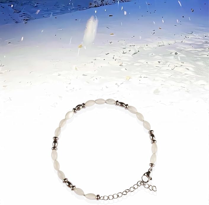 Natural Gem Stone Beaded Bracelets for Women Adjustable Stainless Steel Agate Lapis Tiger Eye Aventurine Rose Quartz