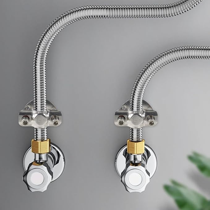 Antrader Pipe Bracket Clamp, Stainless Steel Wall Mount Ceiling Mount Pipe - Image 4