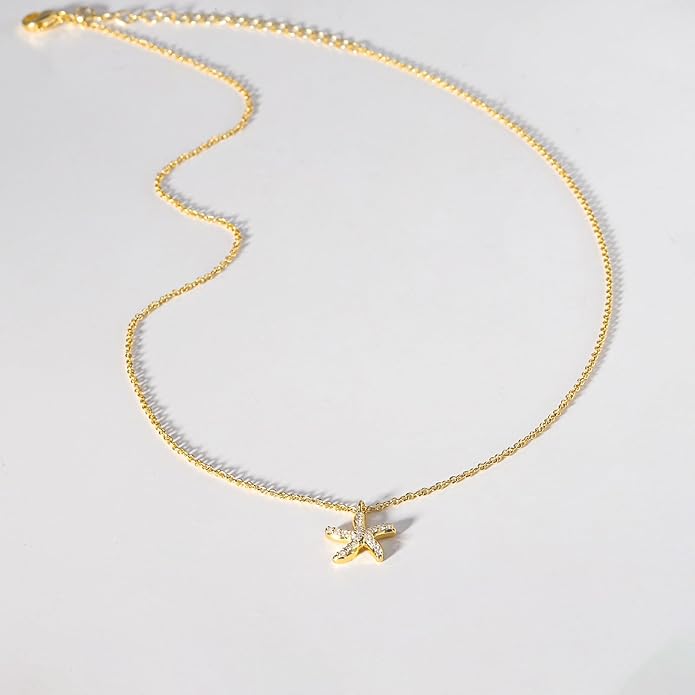 14K Gold Plated Dainty Pendant Butterfly Bead Boot Bee Baseball Flower Compass Airplane Heart Hummingbird Tree Necklace Simple Jewelry Gift for Women
