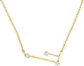 PAVOI 14K Gold Plated Astrology Constellation Horoscope Zodiac Necklace 16-18"