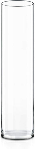 CYS Excel Clear Glass Cylinder Vase | Multiple Size Choices Glass Flower Vase by CYSEXCEL%C2%AE