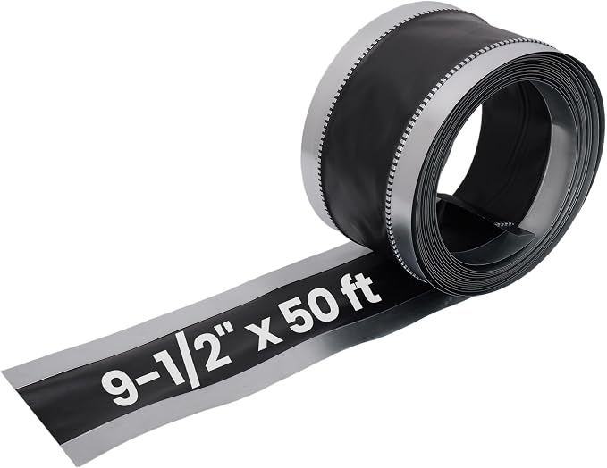 Vinyl Flexible Duct Connector for HVAC Ducting, 9-1/2 x 50 ft Roll | PVC Canvas by bimiti