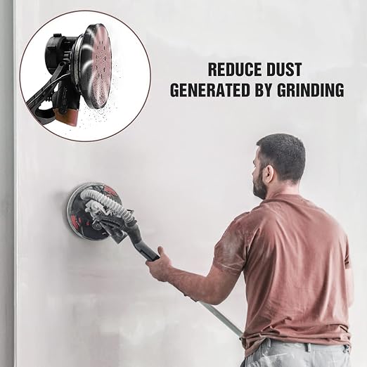 Awutzut 9 inch Sanding Discs 100 Grit 8 Holes Hook and Loop Sandpaper - Image 7