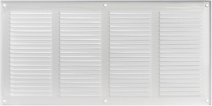 16 x 8 Inch White Galvanized Steel Return Air Register Vent Cover, AC Vent Cover - Image 6