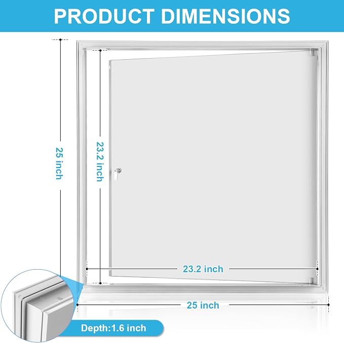 Access Panel for Drywall, 24 x 24 inch - Image 2