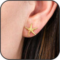 Seashell Starfish Earrings Beach Jewelry for Women Pearl Drop Shell Earrings Ocean Beachy Fashion Accessories Womens Summer Outfits 2026 Tropical Vacation Outfits Beach Vacation Clothes Dresses