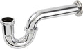 Kratos 13" Commercial Chrome Sink P-Trap Waste Drain No Overflow by Kratos
