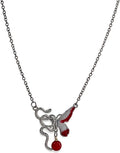 Snake Butterfly Necklace for Women Y2k Irregular Round Bead Pendant Women's Jewelry
