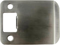 Round Corner Extended Lip Strike Plate, 2-1/4" x 2-1/2", Antique Nickel by StoneHarborHardware