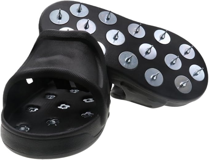 Epoxy Spiked Shoes for Epoxy Flooring, Slip-On Anti-Slip Design for Epoxy by StoneDT