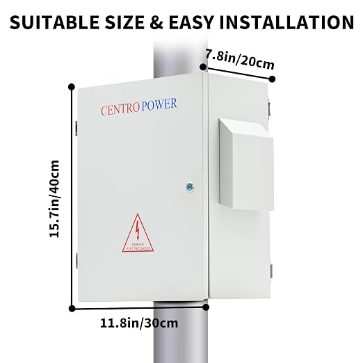NEMA Outdoor Electrical Box Enclosure, 15.7"x11.8"x7.8" | Heavy-Duty - Image 7