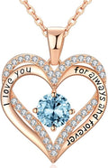 18K Rose Gold Necklaces for Women Birthday Gifts for Women Jewelry for Women Birthday Gifts for Wife Girlfriend Daughter Wife Birthday Gifts for Anniversary Mothers Day Christmas Valentines Gifts