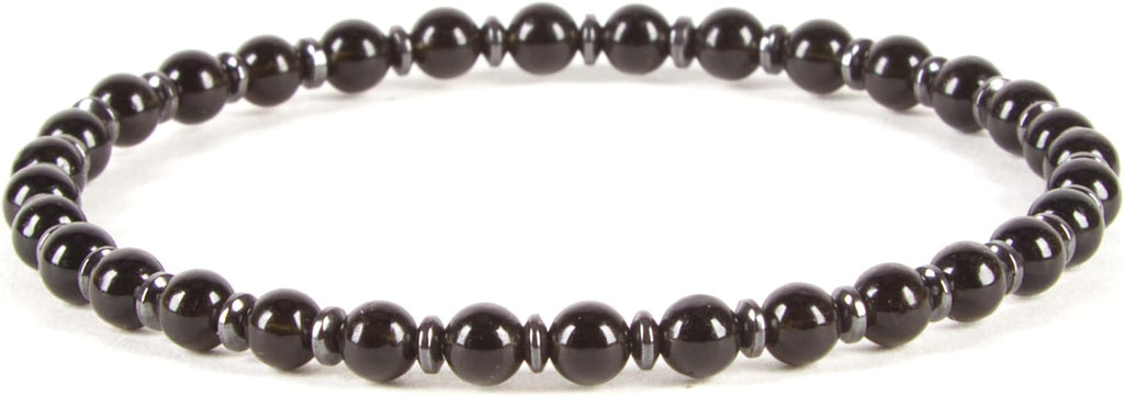 Cherry Tree Collection - Small, Medium, Large Sizes - Gemstone Beaded Bracelets For Women and Men - 4mm Round Beads
