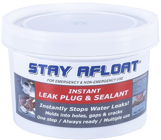 Stay Afloat Marine Water Leak Plug and Sealant by SeaKits
