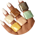 Multicolor Resin Chunky Rings for Women,Acrylic Plastic Rin Knuckle Finger Cute Trendy Aesthetic Y2k Statement Ring Vintage Simple Geometric Rings Jewelry