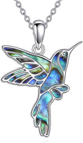 YFN 925 Sterling Silver Hummingbird/Cardinal/Cat Necklace for Women Animal Pendant with Adjustable 18"+2" Chain Jewelry Gift for Christmas, Valentine's Day, Mother's Day, Birthday-Gift Box Included
