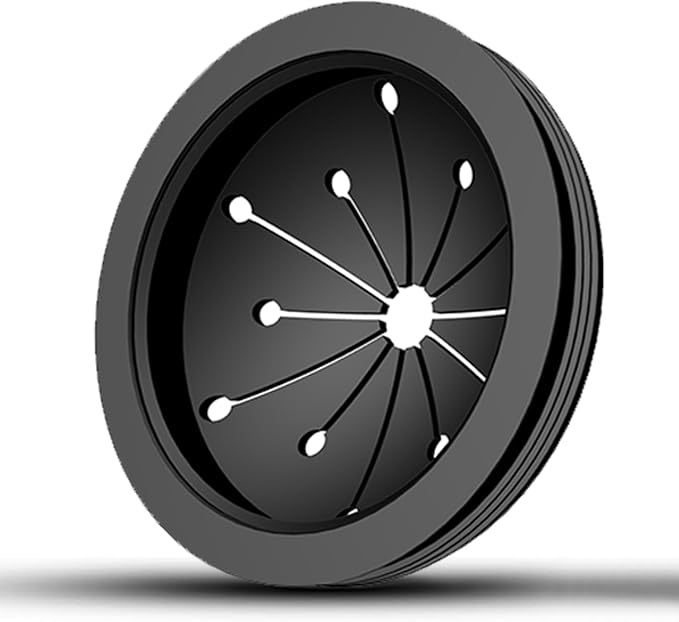 RQYEKDO 3 1/8" Garbage Disposal Splash Guard EPDM Rubber Replacement Baffle by rqyekdo