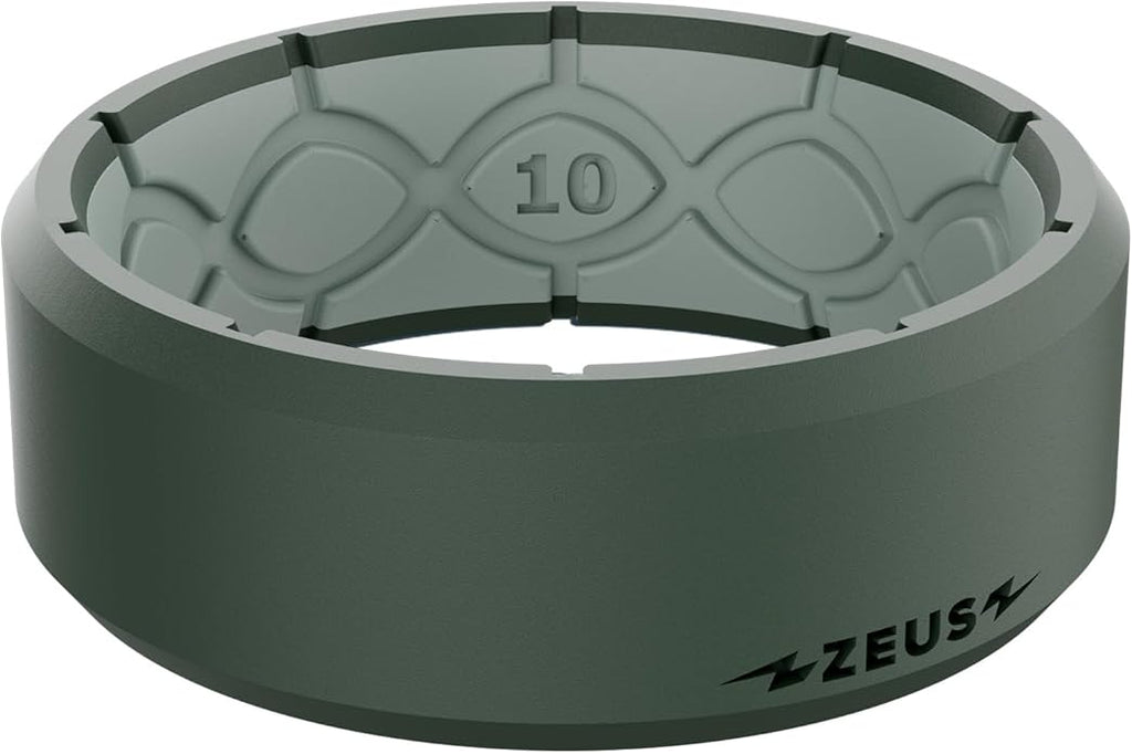 Groove Life Zeus Anti Stretch Silicone Ring Breathable Silicone Rings for Him and Her, Unique Design, Comfort Fit Ring