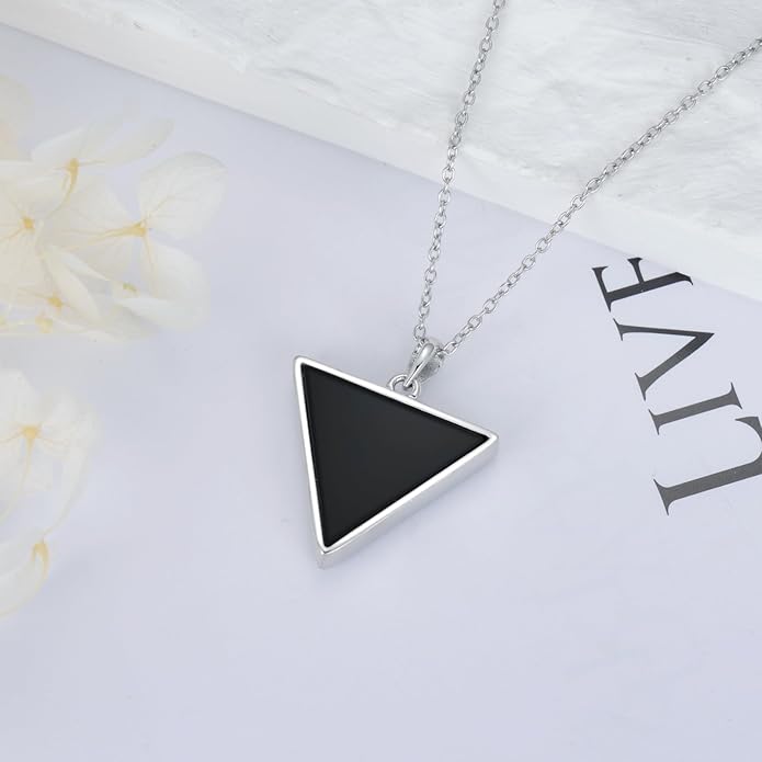 Genuine Turquoise Hexagon/Star/Rectangle/Teardrop/Heart/Triangle/Circle Necklaces for Women 925 Sterling Silver Long Boho Pendant Western Jewelry Gifts for Women Girls