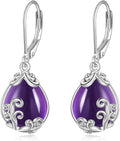POPLYKE Celtic Filigree Teardrop Drop Dangle Earrings Sterling Silver Leverback Earrings Jewelry for Women