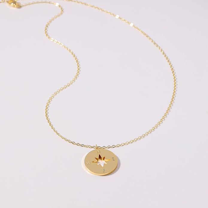 14K Gold Plated Dainty Pendant Butterfly Bead Boot Bee Baseball Flower Compass Airplane Heart Hummingbird Tree Necklace Simple Jewelry Gift for Women