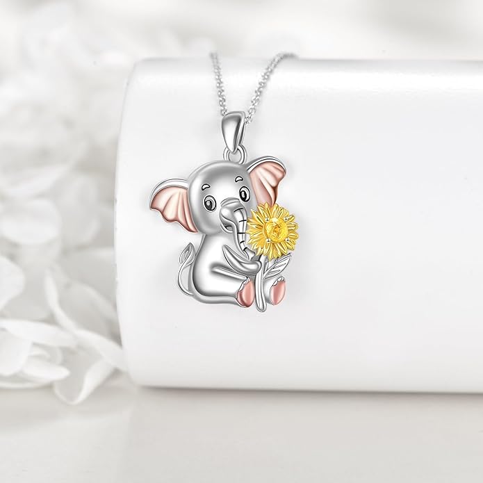 Animal Necklace for Women Necklace 925 Sterling Silver Cute Animal Pendant Necklaces Jewelry Gifts