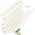 Yecaye Cord Covers for Wires on Wall, W1.18in H0.67in, Large Cord Organizer for by Yecaye